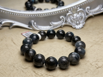 Blue Moonstone Bracelet for Calm Sleep | Rhythearth - Image 2