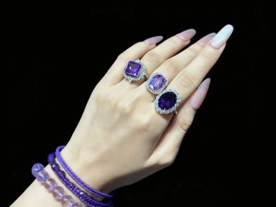 Intuition Amplifier Ring | Amethyst | Clarity & Spiritual Connection - Image 4