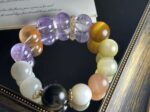 Amethyst & Tiger's Eye Bracelet for Protection | Rhythearth