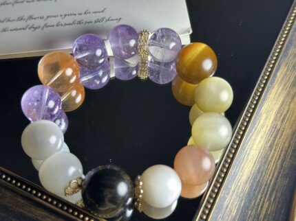 Amethyst & Tiger's Eye Bracelet for Protection | Rhythearth
