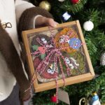 Full display of Big Eye Cookie Scented Candle Gift Set four-piece with exquisite packaging