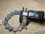 The "Oracle" Bracelet with Aquamarine & Herkimer | Rhythearth - Image 2